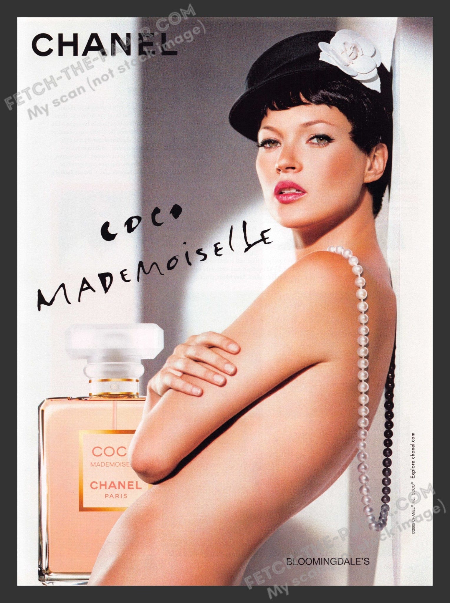 2005 Chanel Coco Mademoiselle Print Ad with Kate Moss — Fetch-the