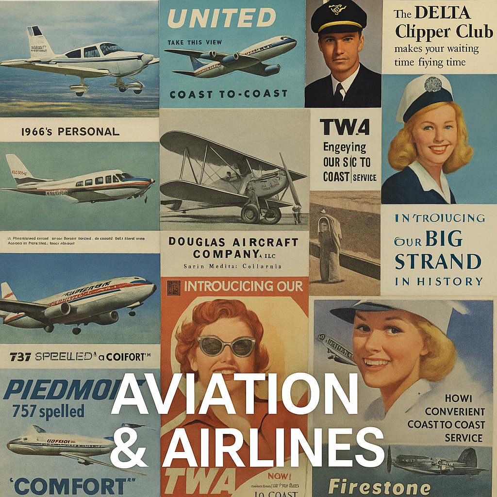 Aviation & Airlines magazine print advertising