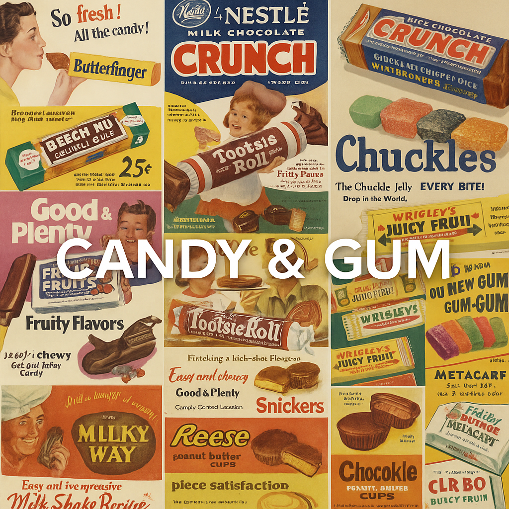 Candy & Gum magazine print advertising