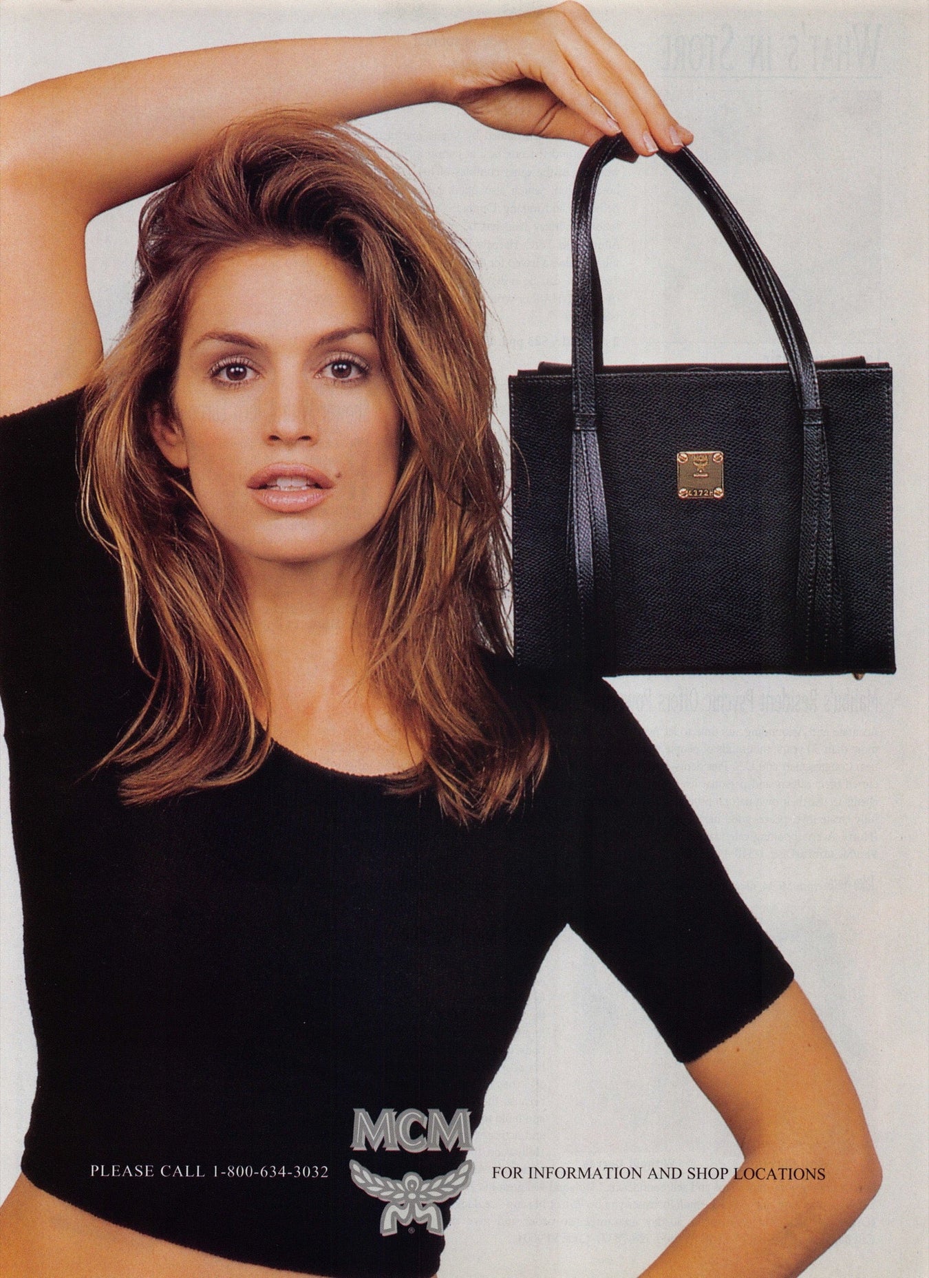Cindy Crawford print ad collection – iconic supermodel campaigns