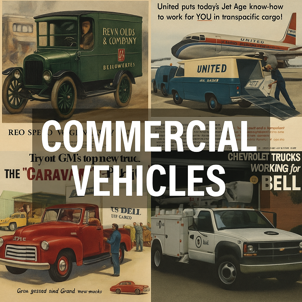 Commercial vehicle magazine print advertising