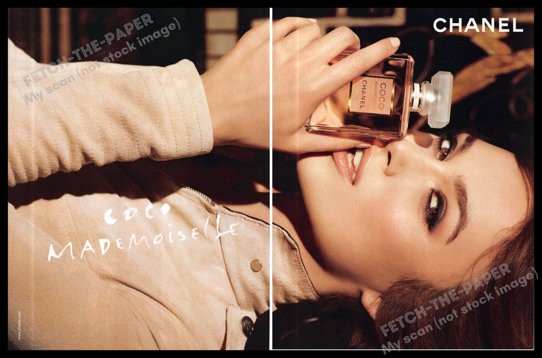 Chanel Coco 2010s Print Ad (2 pg) 2013 Keira Knightley (Not the Product)