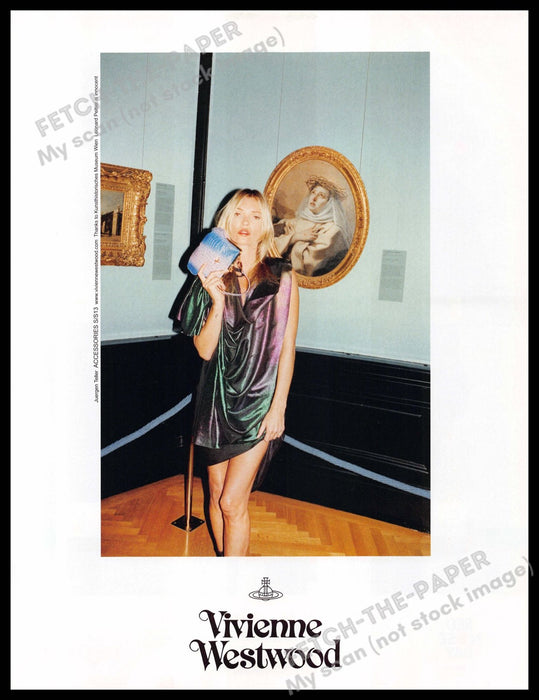 Vivienne Westwood 2010s U.K. Magazine Print Ad 2013 Legs Kate Moss Museum