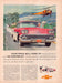 1950s Chevrolet Bel Air Sport Coupe Car & Helicopter Print Advertisement Ad 1958