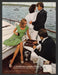 1970s Gentlemen Prefer Hanes Hosiery Yacht Legs Sexy Print Advertisement 1977