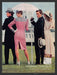 1980s Gentlemen Prefer Hanes Hosiery Polo Race Legs Print Ad 1982