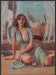 1980s Magazine Illustration 1983 Unknown Artist Voices in her Head Fetch-the-Paper