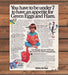 1987 Dr. Seuss & His Friends "Green Eggs and Ham" Print Advertisement Ad