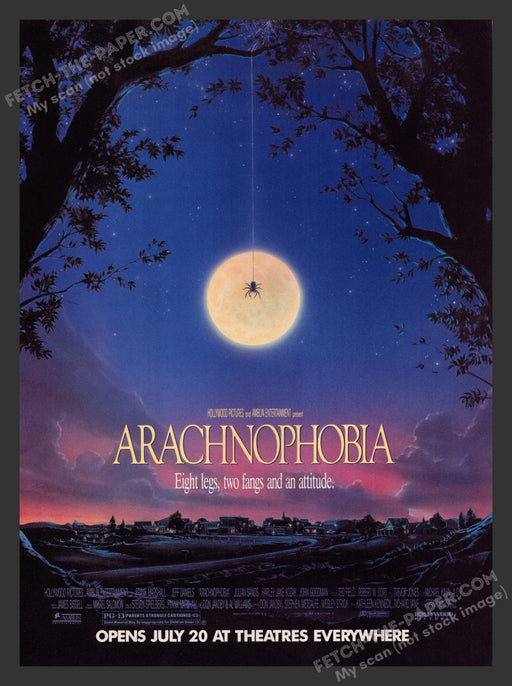 1990s Arachnophobia Print Advertisement Movie Release Ad 1990