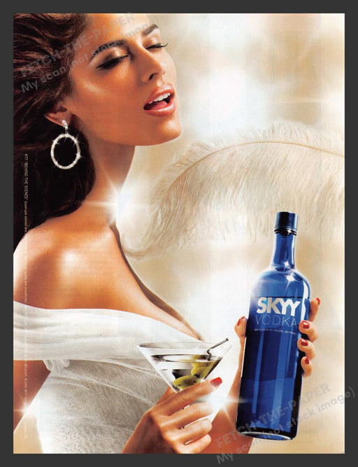 2000s Skyy Vodka #77 "Behind the Scenes" Alcohol Print Advertisement Ad 2006