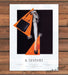 a. testoni Black Handbag and Pump Orange Triangles Leg Print Ad 1997 1990s