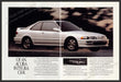 Acura Integra GS-R Car 1990s Print Advertisement (2 Page) 1992 Fetch-the-Paper
