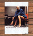 Adrienne Vittadini Blue Turtleneck Sweater Long Legs Print Ad 1997 1990s