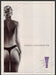 Always Thong Pantyliner 2000s Print Advertisement Ad 2001 Bare Back Behind Fetch-the-Paper