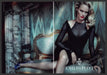 Amelio Pucci Amber Valletta 2010s Print Ad (2 page) 2012 Legs Couch Fetch-the-Paper