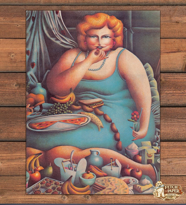 Amy Horowitz Magazine Illustration Confessions of the Formerly Fat 1981 1980s