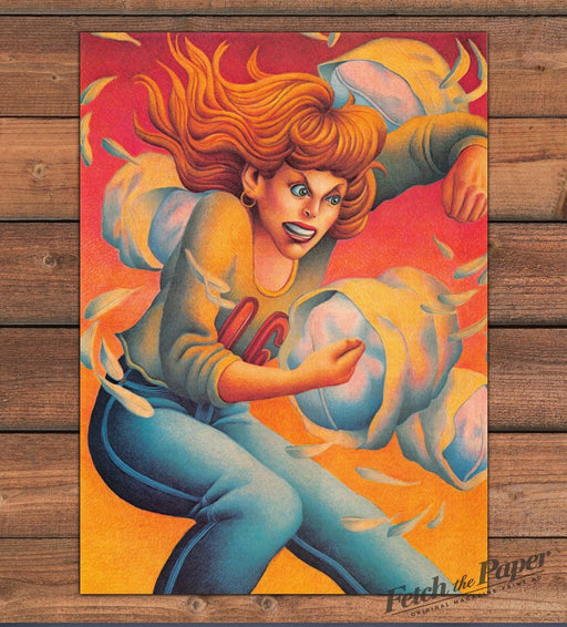 Amy Horowitz “Making Your Anger Work for You” Magazine Illustration 1981 1980s