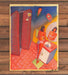 Artist Mercedes McDonald “Negative Thinking” Magazine Illustration 1986 1980s