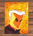 Artist Risko Orange Flame-Haired Man Magazine Illustration 1993 1990s