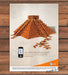 AT&T Call Mexico Pennies Pyramid Creative Phone Print Ad 2009 2000s