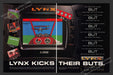 Atari LYNX Console Video Game 1990s Print Advertisement (2 Page) Ad 1993