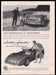 Austin-Healey 100-Six Car 1950s Print Advertisement Ad 1959 Beach Fetch the Paper!