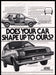 Austin Metro Car 1980s Print Advertisement Ad 1982 "Shape for the road ahead" Fetch the Paper!