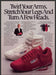 Autry Shoes 1980s Print Advertisement 1986 "Turn a few heads" Fetch-the-Paper