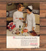 Avon Cosmetics Portrait Lady Shopping Lipstick Perfume Print Ad 1968 1960s