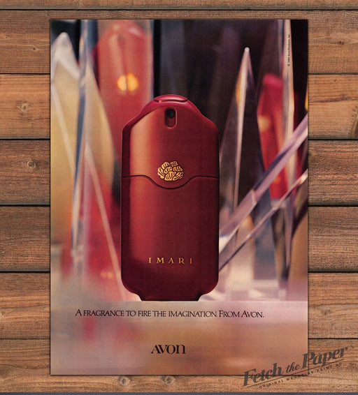 Avon Imari 1980s Print Advertisement Ad 1984 (Read description)