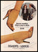 Bakers Leeds Bronze Metallic Heels Feet Pizzazz 1980s Magazine Print Ad 1981