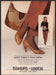 Bakers Leeds Shoe 1980s Print Advertisement 1984 Legs Woven Leather Fetch-the-Paper