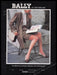 Bally Of Switzerland Clothing 1980s Print Advertisement Ad 1988 Legs Fetch the Paper!