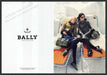 Bally Switzerland 2010s Print Advertisement 2012 Models Fashion Snow Lounge Fetch-the-Paper