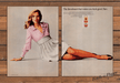 Ban Deodorant Woman Pink Dress Bare Legs Red Shoes Print Ad 1968 1960s (2pgs)