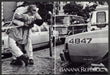 Banana Republic 1990s Print Ad (2 Pg) 1992 Couple "free souls" Police Line Fetch-the-Paper