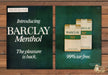 Barclay Menthol Cigarettes 99% Tar Free Print Ad 1981 1980s