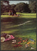 Bass Shoes 1980s Print Advertisement 1983 Legs Park Picnic Grass Handstand Fetch-the-Paper