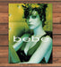 Bebe Model Feather Hat Veil Green Tint Print Ad 1997 1990s