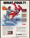 Bill Laimbeer's Combat Basketball Video Game 1990s Print Advertisement 1991 Bill Laimbeer's Combat Basketball