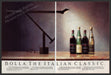 Bolla Italian Wine Classic 1980s Print Advertisement (2 Page) Ad 1987 Fetch-the-Paper