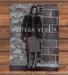 Bottega Veneta Black & White Model Fur Jacket Brick Wall Print Ad 1998 1990s
