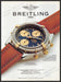 Breitling 1884 Model Watch 1990s Print Advertisement Ad 1992 Fetch the Paper!