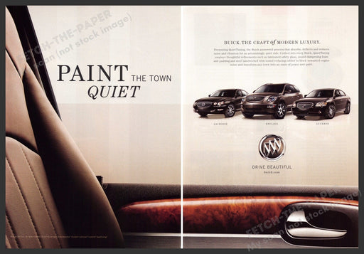 Buick 2000s Print Advertisement (2 pages) 2008 Lacrosse Enclave Lucerne Buick