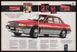 Cadillac Cimarron Red Car 1980s Print Advertisement (2 pages) 1988 Fetch the Paper!