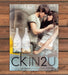 Calvin Klein CK IN2U Fragrance Couple Embrace Bottles Print Ad 2007 2000s