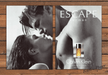 Calvin Klein Escape For Men Cologne Sensual Embrace Print Ad 1994 1990s (2pgs)