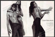 Calvin Klein Jeans Eva Mendes 2000s Print Advertisement Ad (2 pgs) 2009 Bare Calvin Klein
