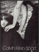 Calvin Klein Sport 1980s Print Advertisement Ad 1987 Couple Clothing Fetch-the-Paper