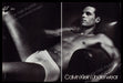 Calvin Klein Underwear Men's 1980s Print Advertisement (2 Page) 1987 Sexy Model Fetch-the-Paper